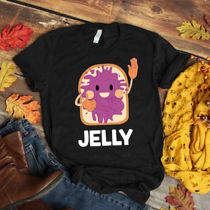 Peanut Butter Jelly - Couples Shirts - Halloween Costume - Couples Costume - PBJ Shirts - PB and J - Halloween Shirt - Jelly Shirt