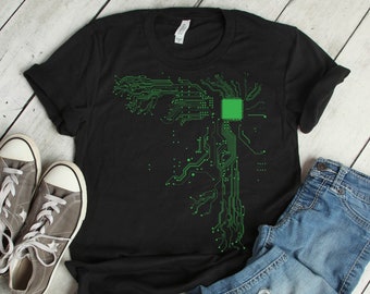 Engineer Shirt Gift For Electrical Engineer Technology Shirt Electrician Gifts School Shirt Teacher Shirt Gamer Shirt | Tech Nerd Heart