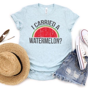 FRUIT SHIRT, ESTHETISCHE Tshirt, ik droeg een watermeloen ring gesponnen katoen populaire bedrukte designer T-shirt, watermeloen geschenken