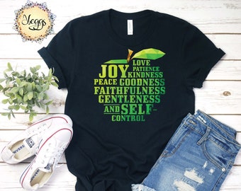 Fruit of the Spirit, Christian T Shirts, Tree of Life, Holy Spirit, Armor of God, Faith Shirt, The Living Christ, Scripture Shirts