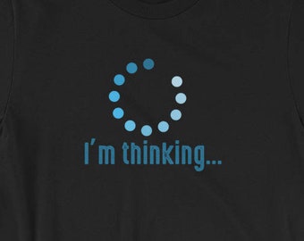 Overdenk shirt - Buffering Shirt - Pun Shirt - Meme Gifts - Millennial Shirt - Gen Z Gift, Dad Jokes Shirt, Sarcastisch Shirt - Meme Shirt