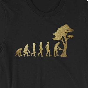 Evolución forestal - Servicio forestal - Regalo arborista - Cumpleaños de leñador - Evolución - Lumberjack Navidad - Maderero - Camisa de servicio forestal
