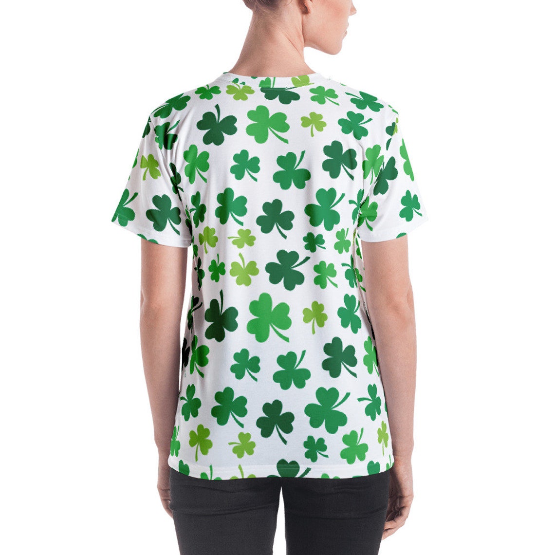 Clover All Over St Patricks Day Shirt Irish Gifts Clover | Etsy