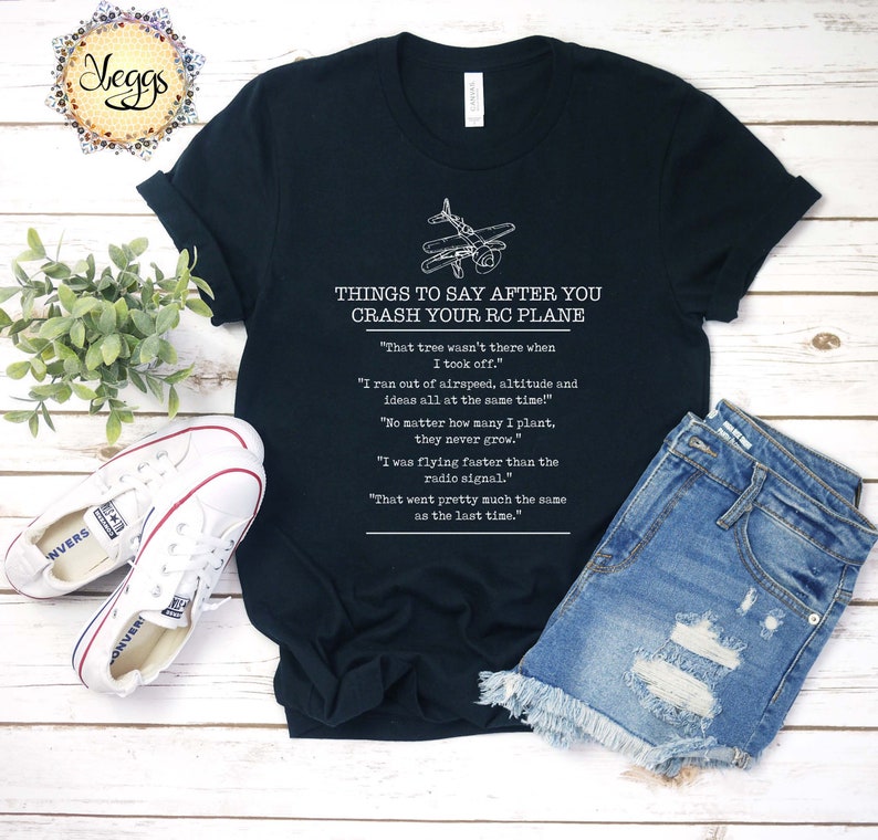Grappige RC Vliegtuig Shirt, Nerd Shirt, Geek Geschenken, Vliegtuig Geschenken, Hobby Shirt, Radio GIfts, RC, RC Piloot Geschenken, Drone Pilot Gifts, Model Vliegtuig Nerd Black