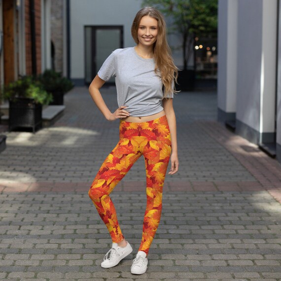 Fall Leggings Leaves Leggings Festival Leggings Halloween Leggings, Fall  Leaves, Autumn Gifts, Workout Leggings, Thanksgiving Leggings -  Canada