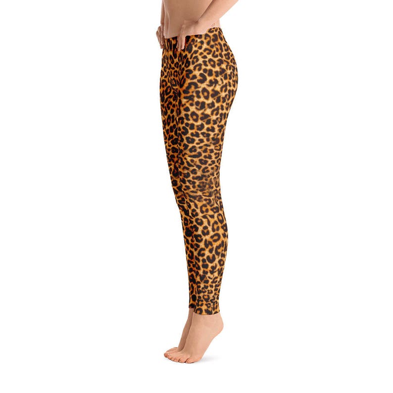 Hand-sewn Leopard Leggings Cheetah Leggings Leopard Print - Etsy UK