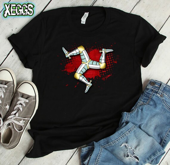 Isle Of Man T Shirt Triskelion Flag Manx Man Cave Etsy Sweden Isle Of Man T Shirt Triskelion Flag Manx Man Cave Etsy Sweden