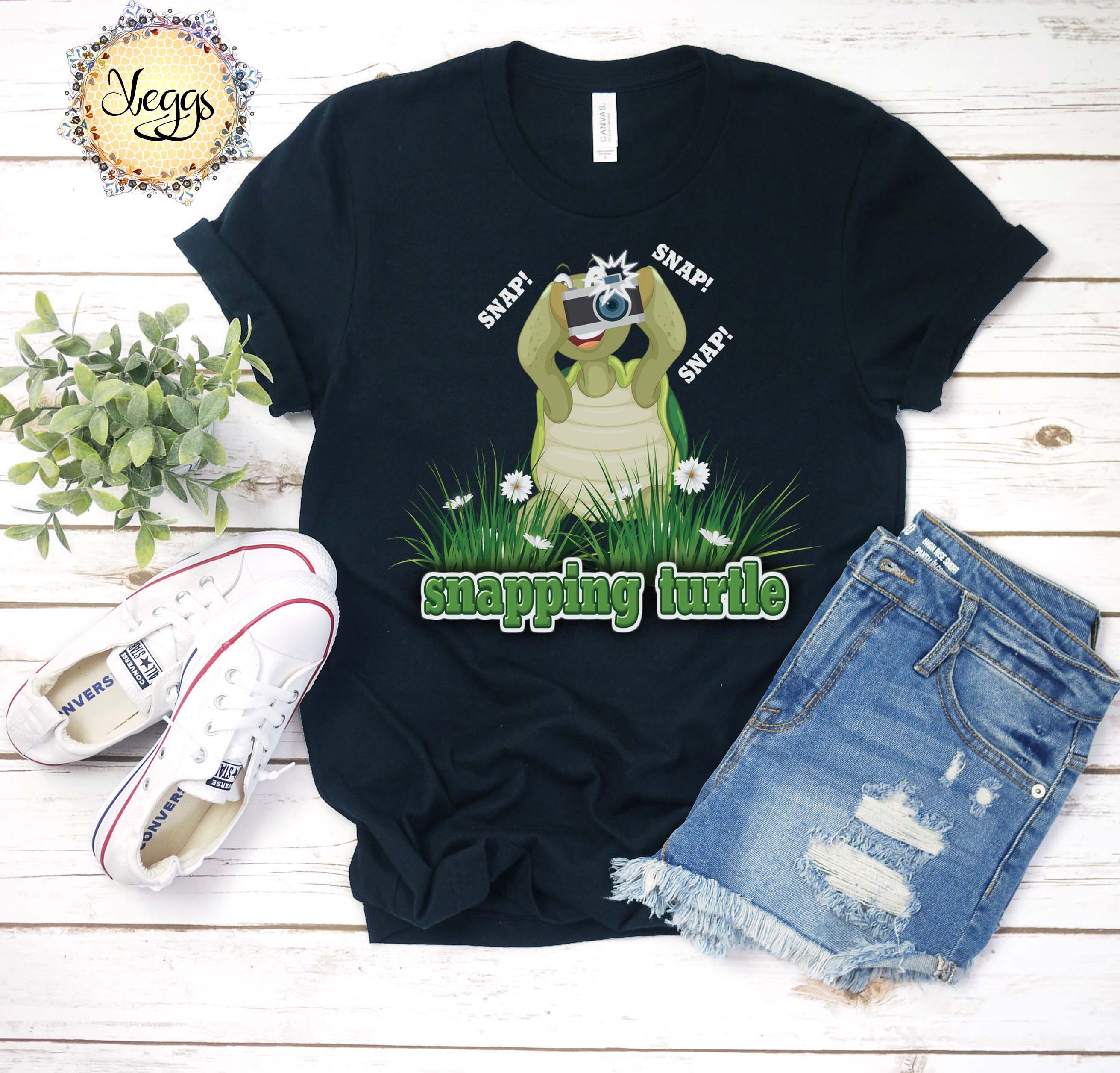Snapping Turtle - Turtle Photography - Turtle Shirt - Camera