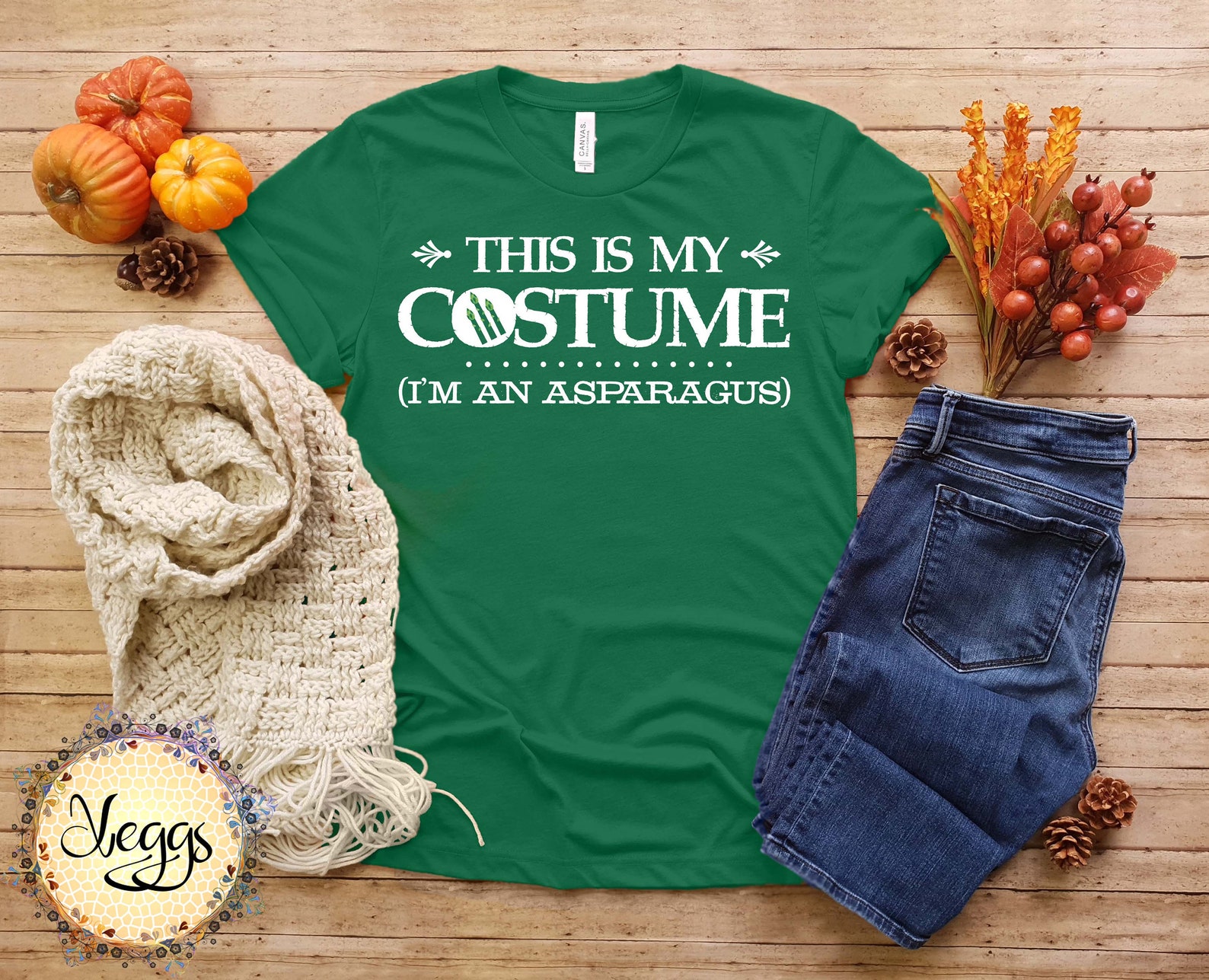 Asparagus Costume Halloween Costume Fall Shirt Women Etsy