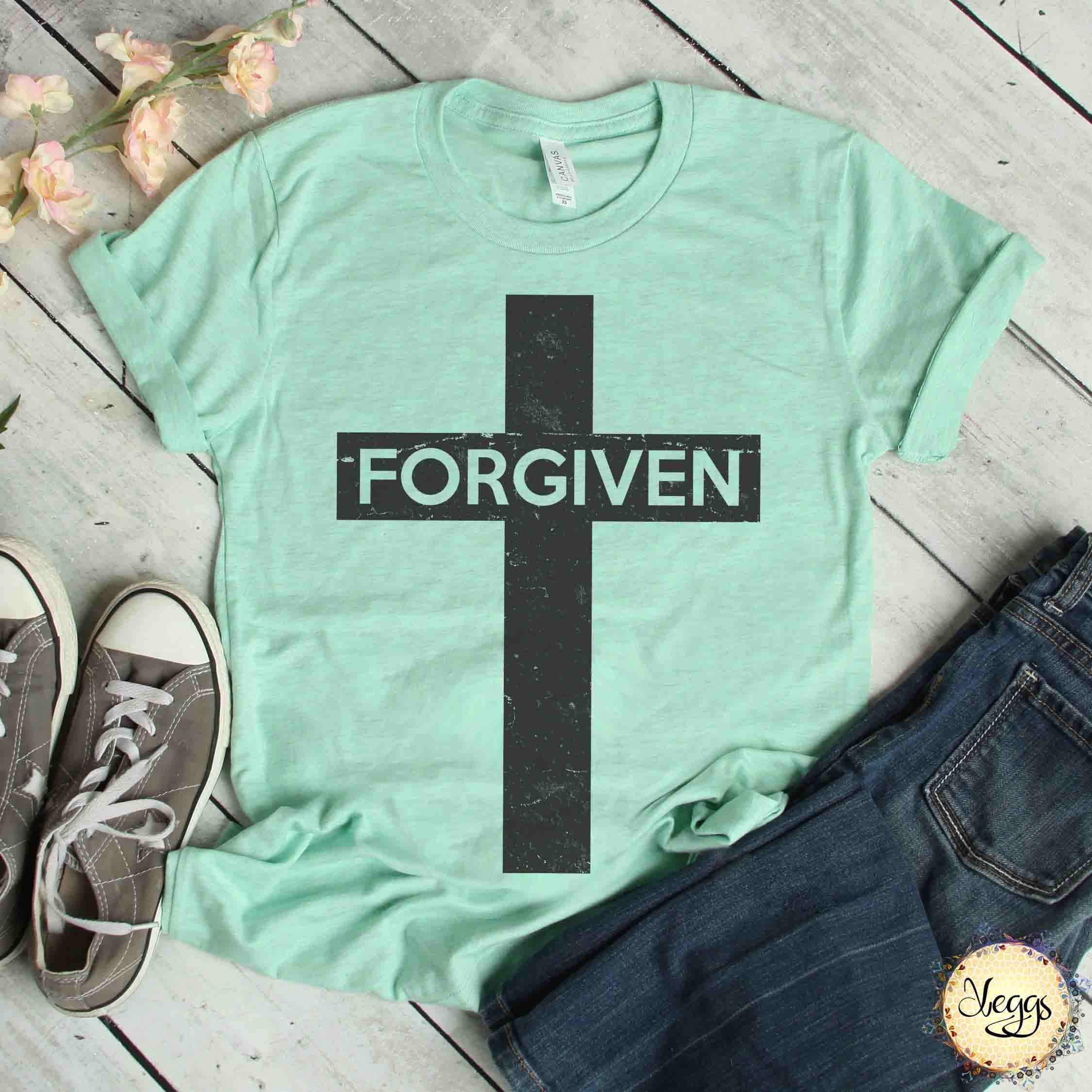 Forgiven Shirt - Faith Based Tshirts - Christian Gifts - Pastor Gift ...