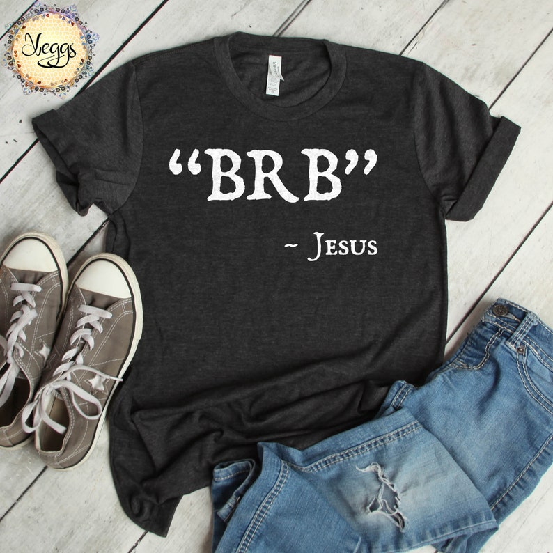 BRB Jesus Shirt Easter Shirt Christian Shirts for Men & Etsy