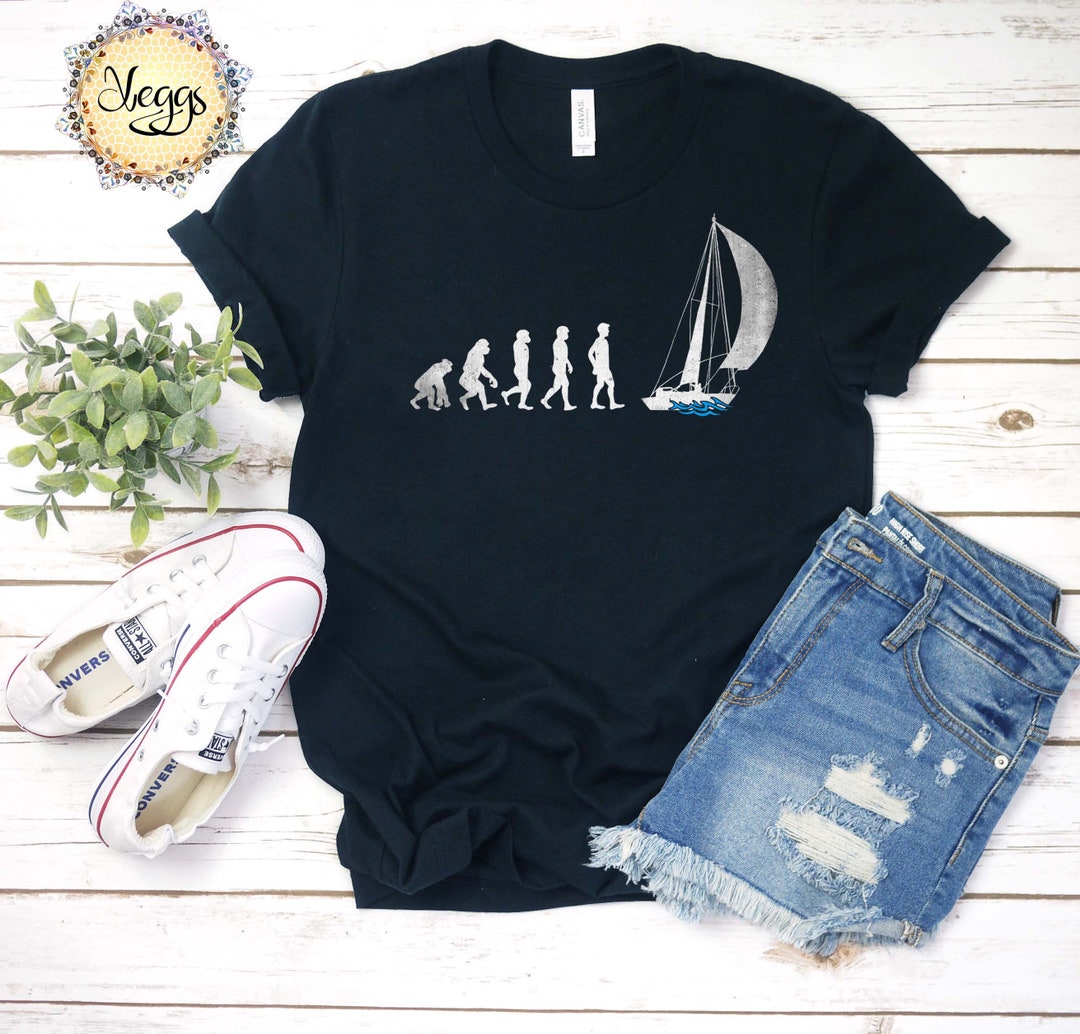 Evolution of the Sailor Shirt - Sailboat Art - Sailing Tshirt ...