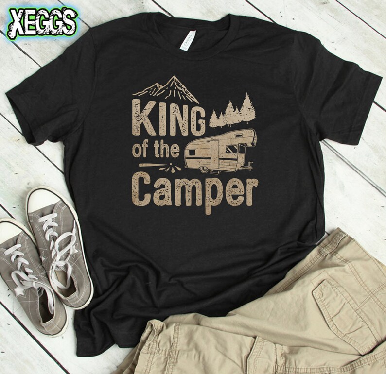 Rey de la caravana camisa de camping regalos rv Glamping | Etsy