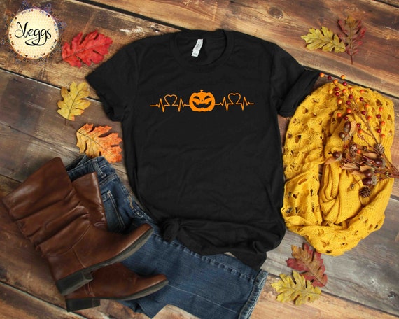 Pumpkin Heartbeat Halloween T-Shirt Pumpkin Heartbeat Halloween T-Shirt