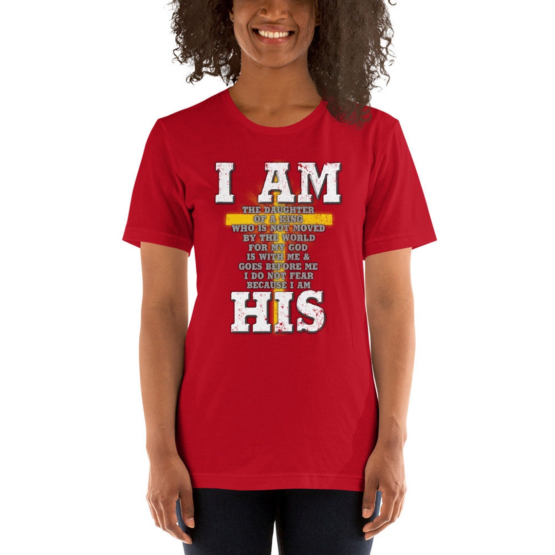 I Am His Daughter of a King Christian T-Shirt for Girls