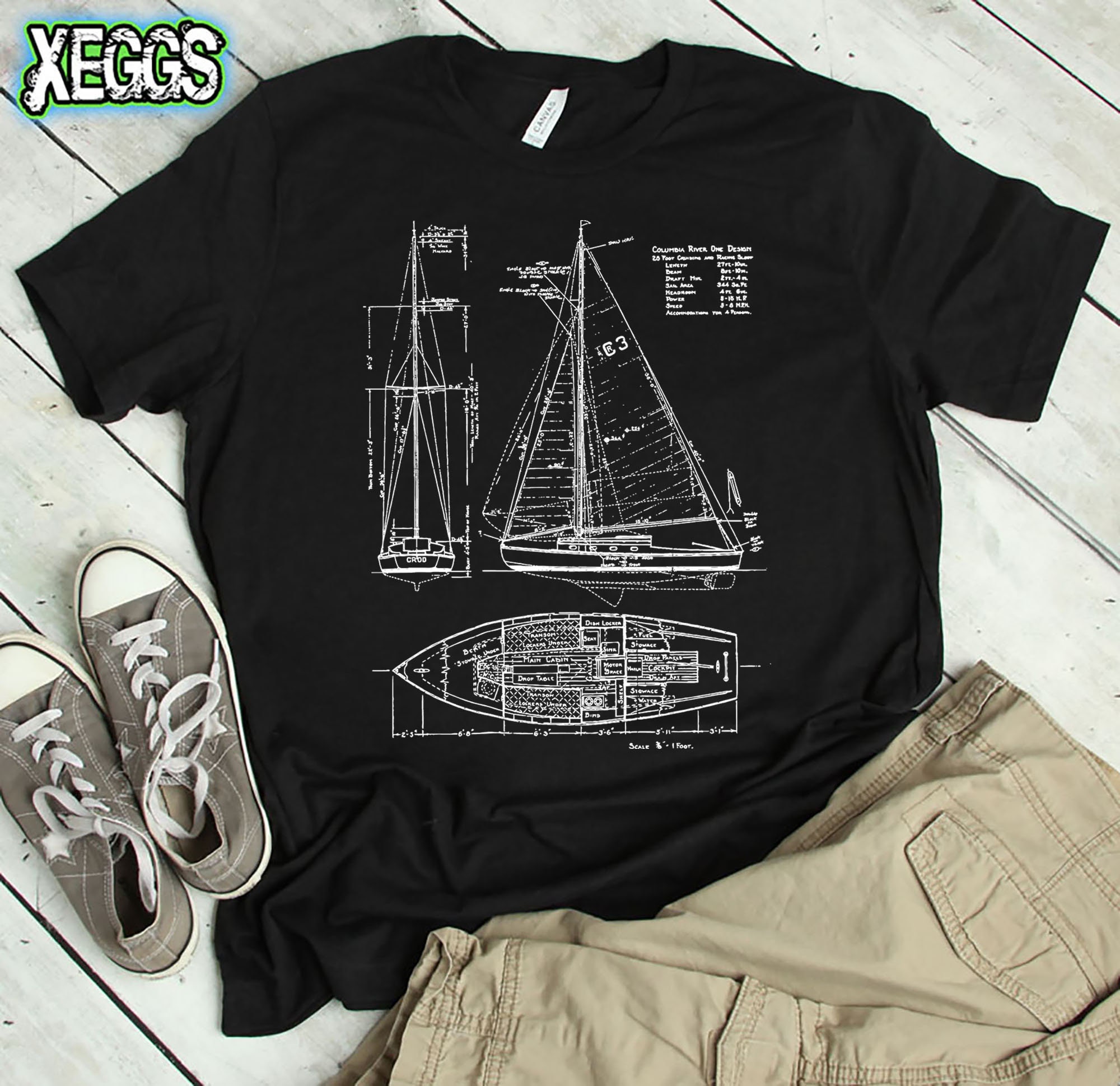 Lapstrake Art by Retro Boater Unisex Jersey Short Sleeve Tee Lapstrake Art by Retro Boater Unisex Jersey Short Sleeve Tee