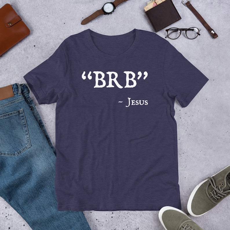 BRB Jesus Shirt Easter Shirt Christian Shirts for Men & Etsy