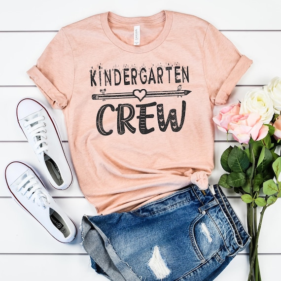 Kindergarten Crew T-Shirt Back To School Teacher Gifts Kindergarten Crew T-Shirt Back To School Teacher Gifts