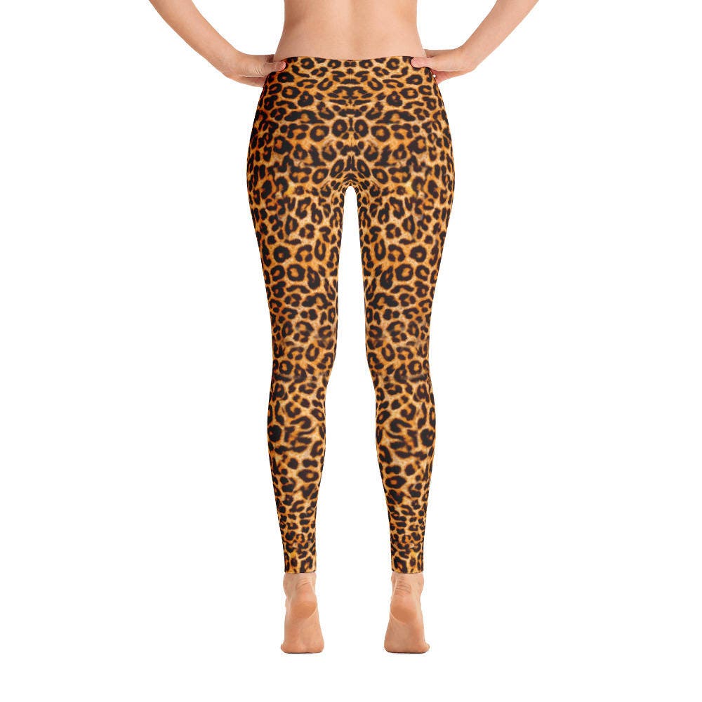 Hand-sewn Leopard Leggings Cheetah Leopard - Etsy