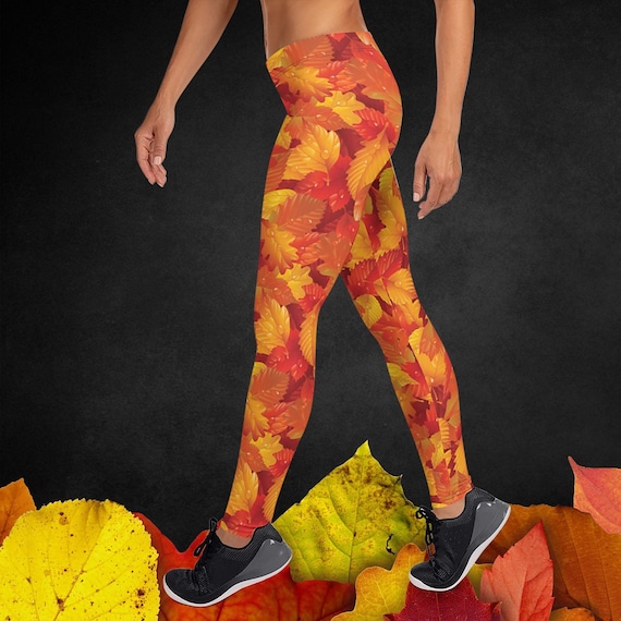 Fall Leggings Leaves Leggings Festival Leggings Halloween Leggings, Fall  Leaves, Autumn Gifts, Workout Leggings, Thanksgiving Leggings -  Canada