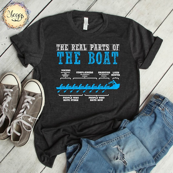 The Real Parts Of The Boat - Funny Rowing T Shirt The Real Parts Of The Boat - Funny Rowing T Shirt