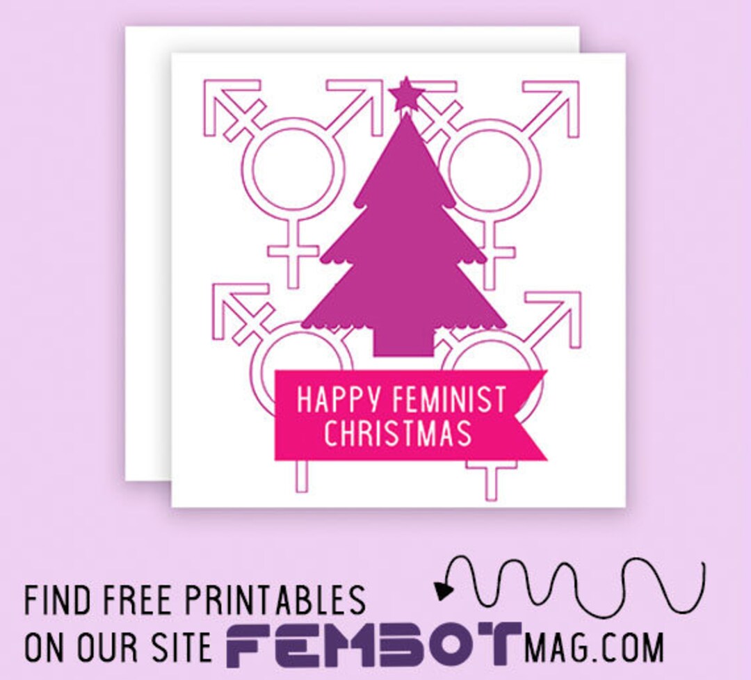 Feminist Christmas Cards 