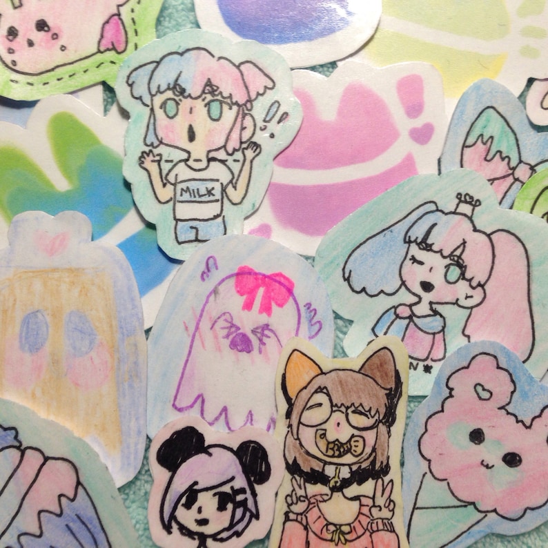 Kawaii Sticker Grab Bag Etsy