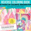 20 Reverse Coloring Pages - 'abstract Floral Patterns' Instant Download ...