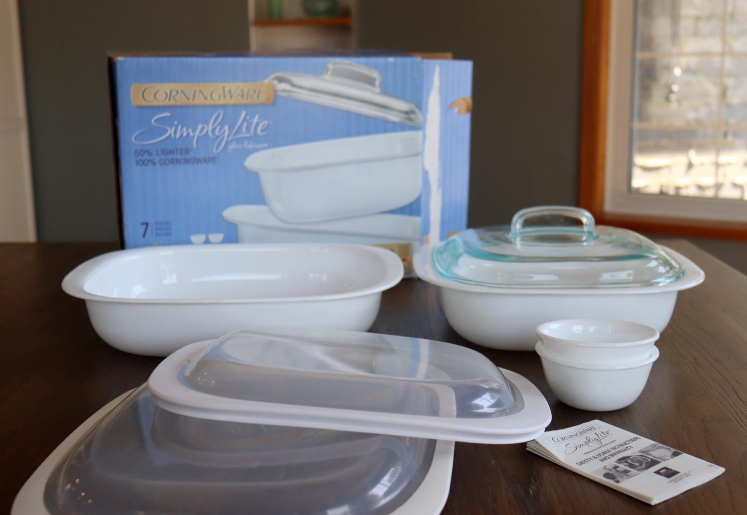 Corelle Corningware Bakeware With Lids CorningWare® French White