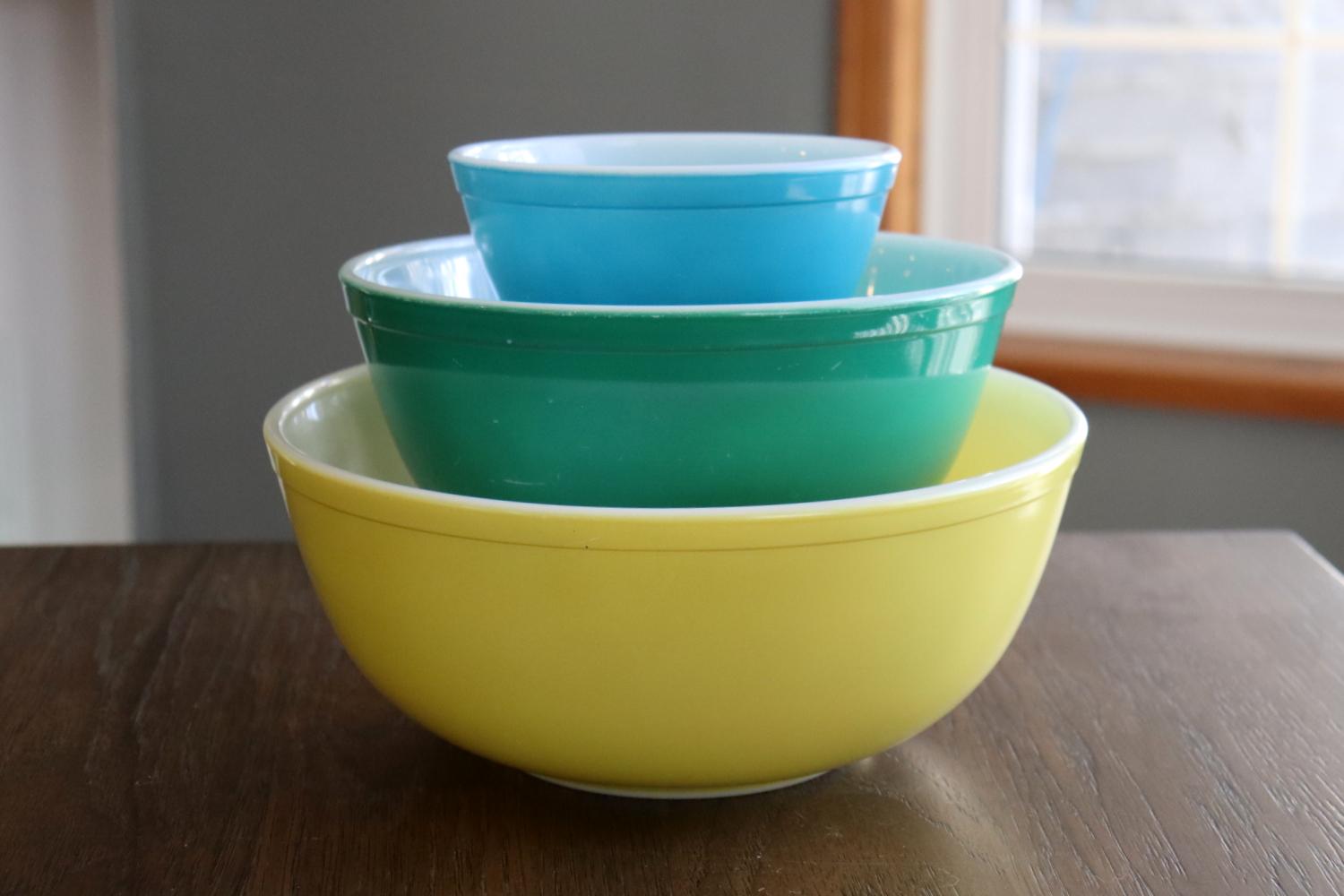Vintage pyrex bowls - Etsy 日本