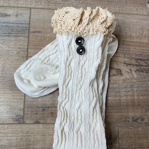 Boot Sock, Lace Boot Socks, Womens Lace Boot Socks, Girls Boot Socks Lace, Lace Socks, Boot Cuffs, Boot Socks, Lace boot socks for women,