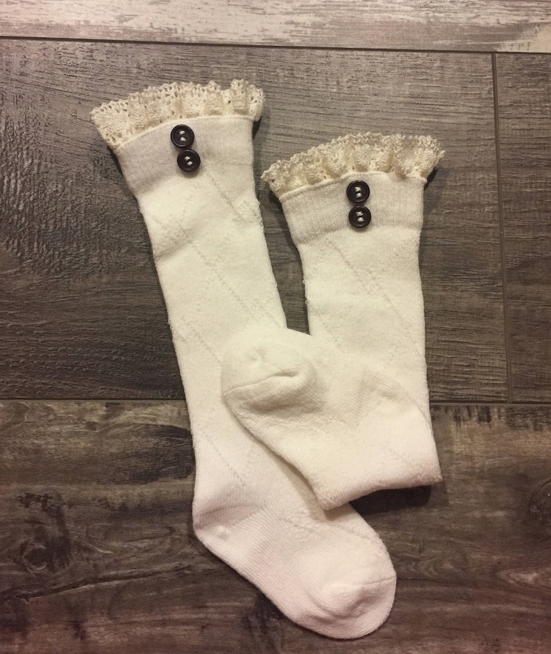 Boot Socks Girls Boot Cuffs Toddler Boot Socks Lace Socks Boot Socks Childs Lace Socks Girls Leg Warmers Kids Boot Cuffs Boot Sock