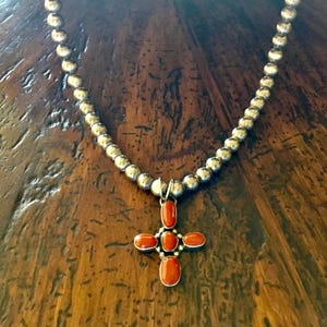JB Platero Navajo Cross Necklace