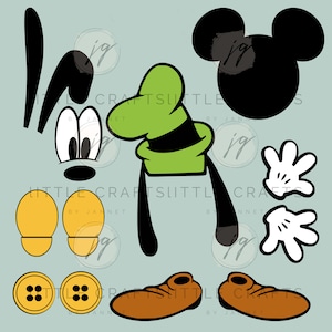 Mickey Cake Props