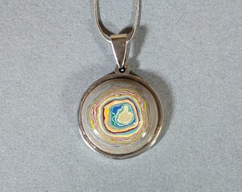 Graffiti Paint Necklace from a Seattle Washington Area Skate Park Wall a Unique Piece of Wearable Art