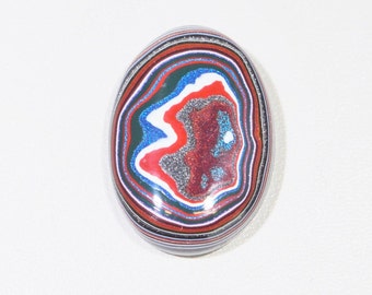 Cabochon, Fordite Cabochon, Polished Fordite, Large Oval Cabochon, Good Thickness, Fordite Gemstone, Gemstone