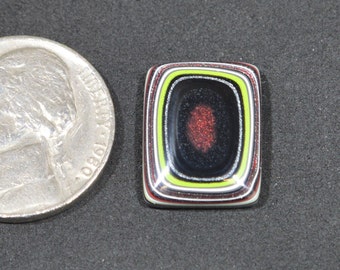 Fordite Cabochon, SMALL Rectangle, Fordite, Toledo Ohio Fordite, Rectangle Cabochon, Loose Gemstone