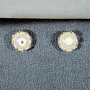 Fordite Earring, Solid Silver, Bright Colors, Fordite Stud Earrings