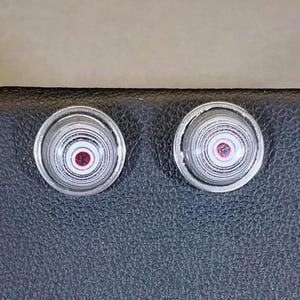 Michigan Sourced Fordite Earrings in Stainless Steel