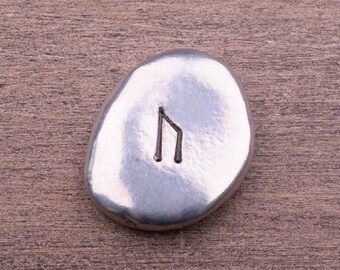 Uruz Rune Stone, Uruz Rune Pocket Stone, Ur Rune Charm, Courage Persistance and Endurance Rune Pocket Charm, Lucky Rune Stone