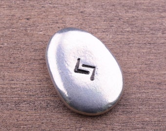 Jera Rune Stone, Jera Rune Pocket Stone, Rune Charm, Patience Peace and Harvest Rune Pocket Charm