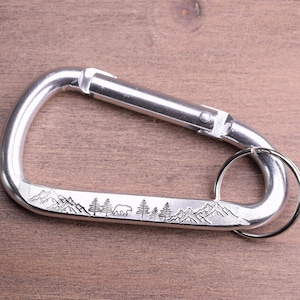 Colorful Keychain With D shaped Carabiner For Keys Backpacks - Temu