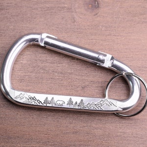 Colorful Keychain With D shaped Carabiner For Keys Backpacks - Temu