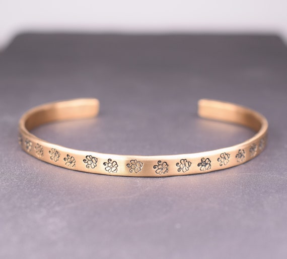 Swarm Of Bees!! Wider Sterling Silver Bracelet Cuff Swarm Of Bees!! Wider Sterling Silver Bracelet Cuff