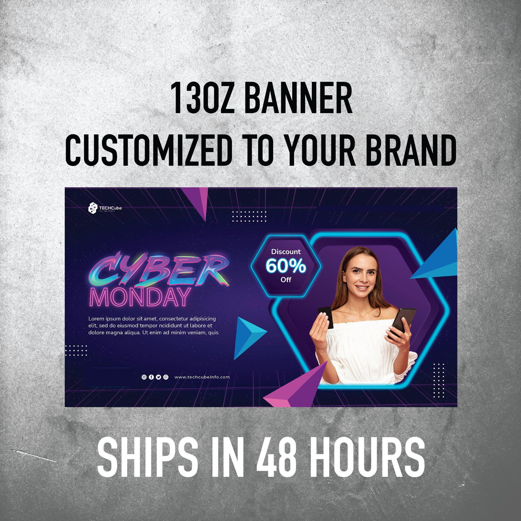 Full Color Custom Vinyl Banner Custom Banner Fundraiser Etsy