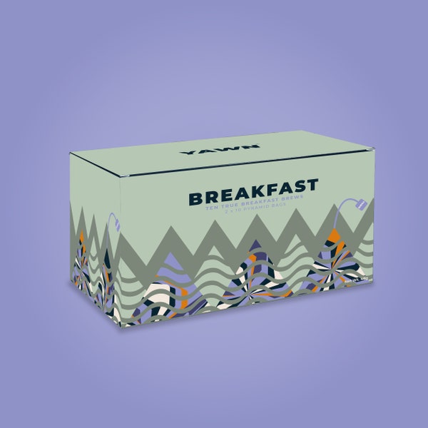 Breakfast Pyramid Tea Bag Selection. Black Tea Gift Box. English, Irish,  Scottish,  Yorkshire Breakfast. by Yawn Brew