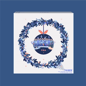 Calendario de Adviento del Té 2025: Origen único, Desayuno, Sin cafeína