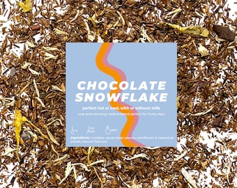 Chocolate Snowflake. Loose Leaf Rooibos. Caffeine Free. Add Infuser. by Yawn Brew