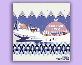 Tea Advent Calendar Pyramid Tea Bags or Loose Leaf 2023! Christmas Blends | Breakfast Blends | Caffeine Free | Single Origin