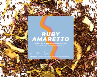 Ruby Amaretto. Loose Leaf Rooibos. Caffeine Free. Add Infuser. by Yawn Brew